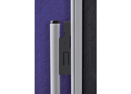 Franken Pinnwand Eco 150 cm x 120 cm, Grau, klappbar