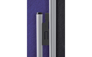 Franken Pinnwand Eco 150 cm x 120 cm, Grau, klappbar
