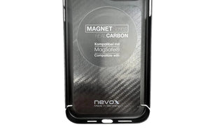 Nevox Coque arrière Carbon Series Magsafe iPhone 15 Pro Noir