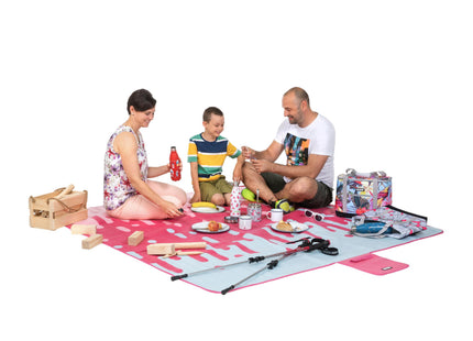 KOOR picnic blanket gelato pink 200 x 200 cm