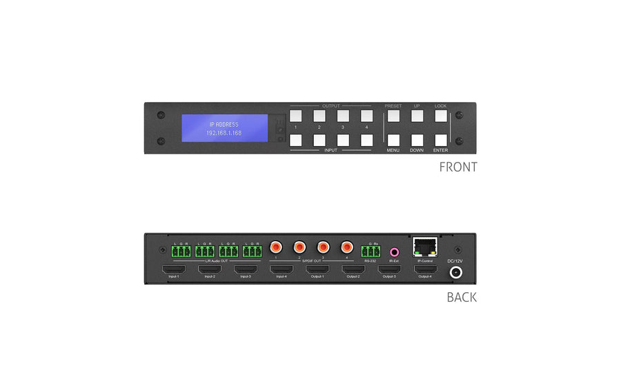 PureLink PureTools Matrix Switcher PT-MA-HD44M HDMI