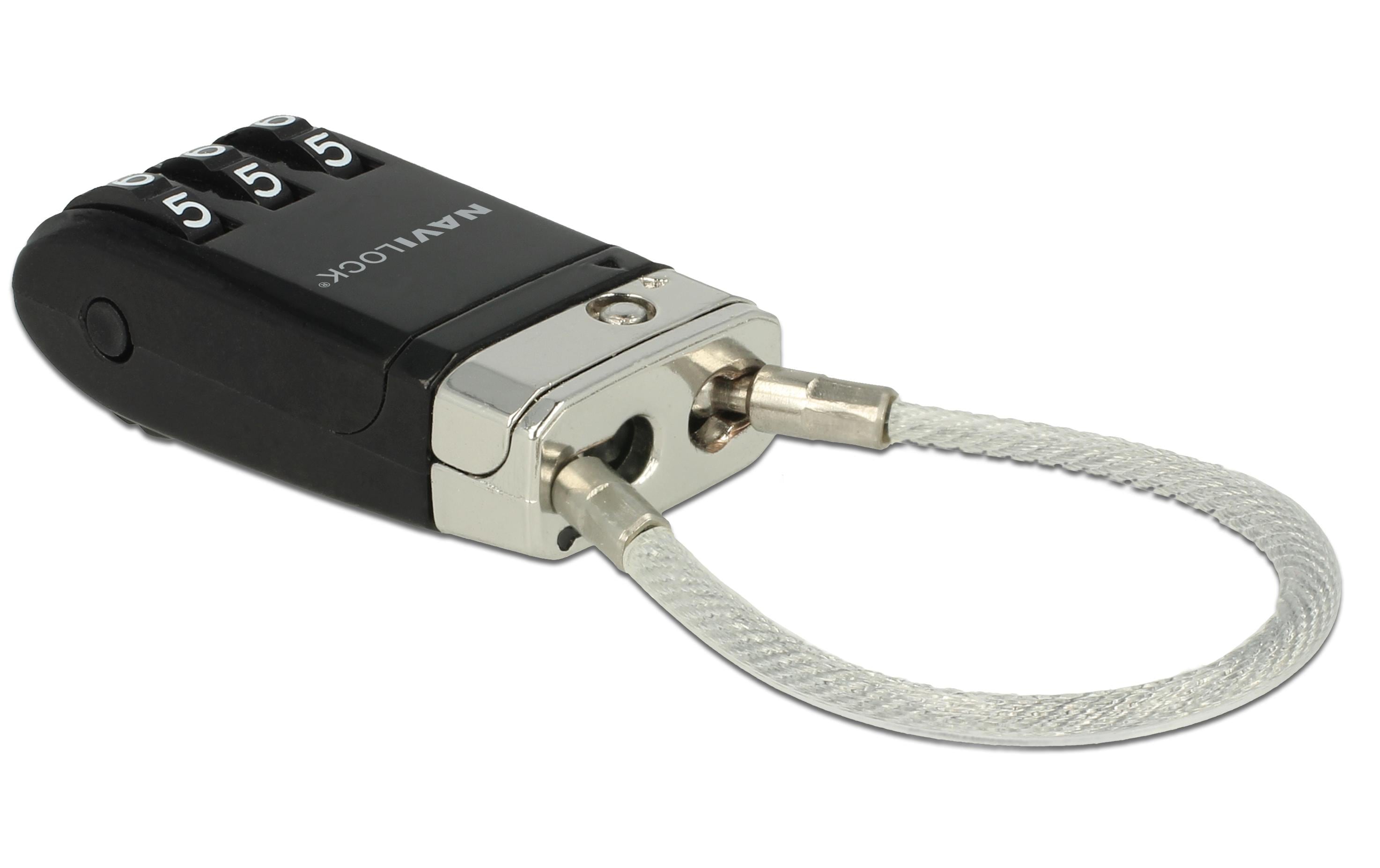 Navilock Sicherheitsschloss USB mit Zahlencode