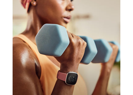 Fitbit GPS-Sportuhr Versa 4 Smartwatch Pink/Rosa