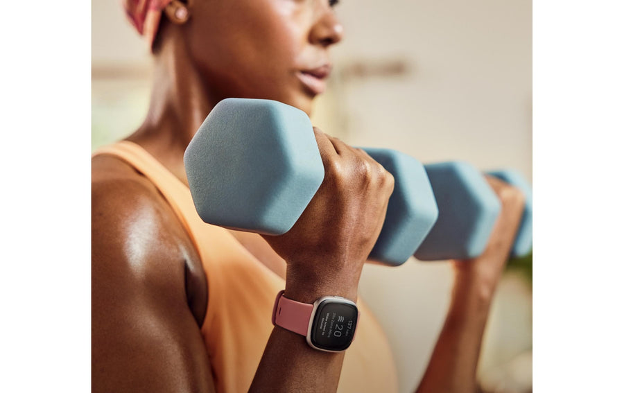 Fitbit Orologio sportivo GPS Versa 4 Smartwatch Rosa/Rosa