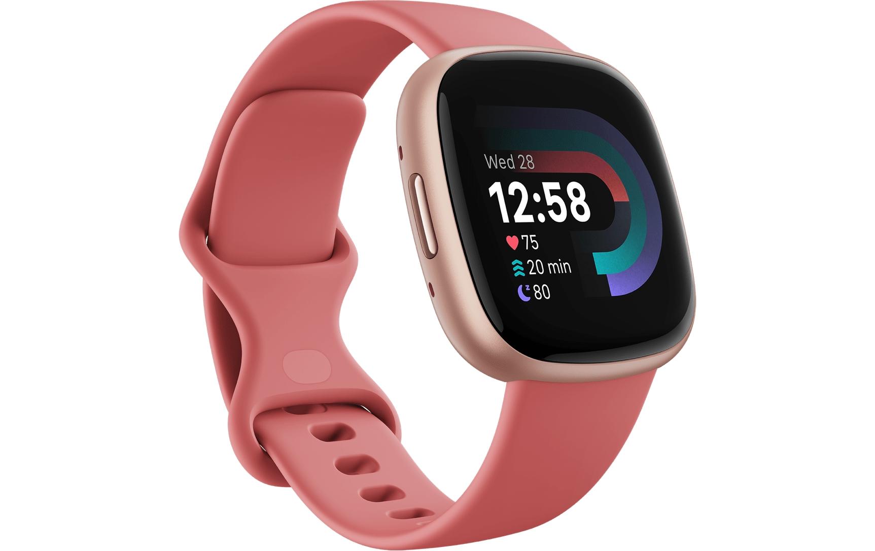 Fitbit Orologio sportivo GPS Versa 4 Smartwatch Rosa/Rosa