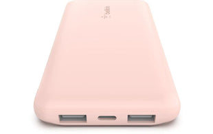 Banque d'alimentation Belkin Boost Charge 3 ports 10 000 mAh, rose
