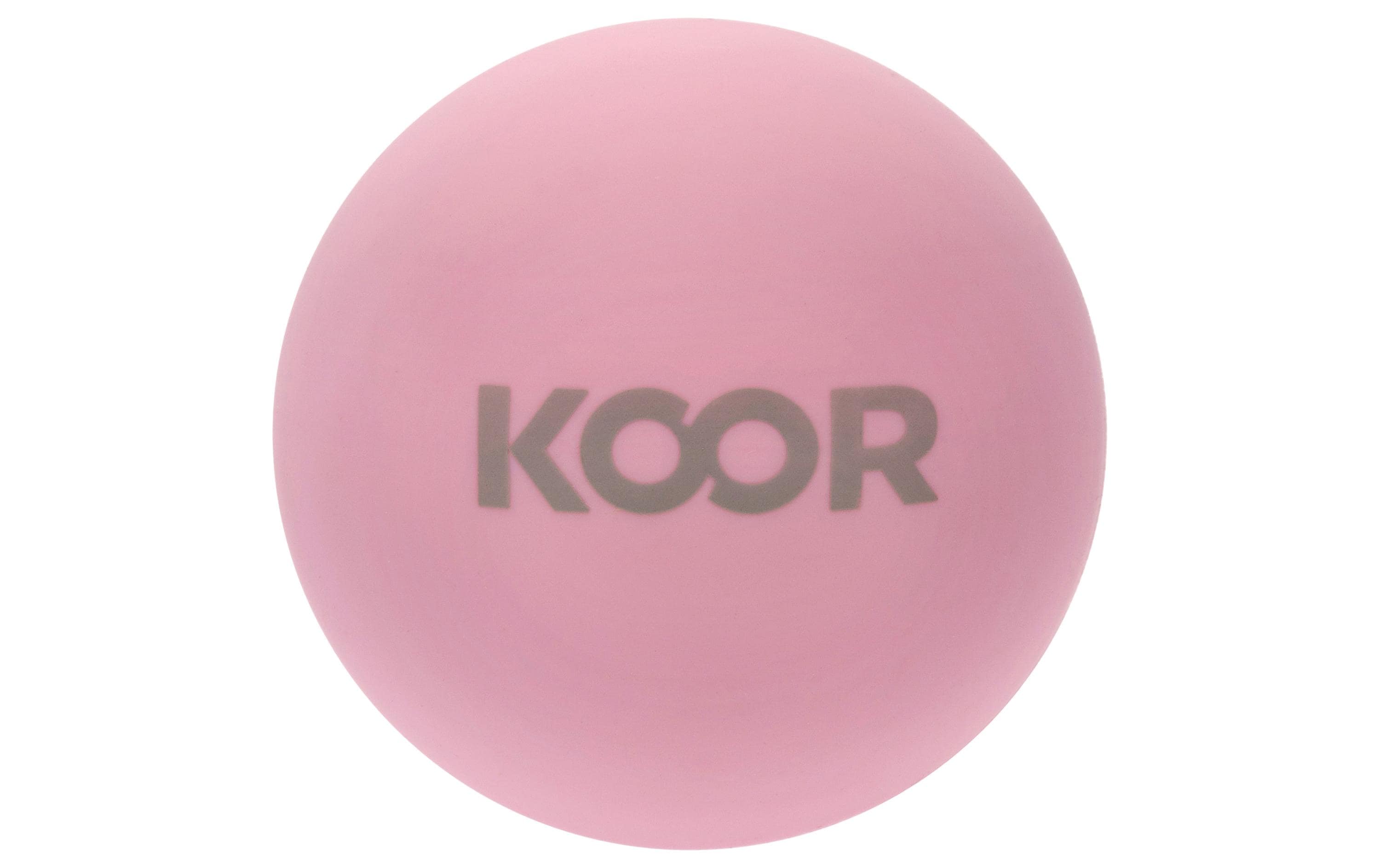 KOOR Ballon d'entraînement pour fascias rose