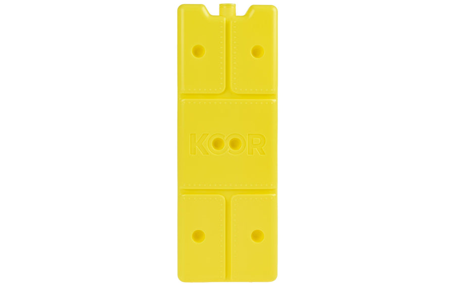 KOOR Elemento refrigerante Arctico M, confezione doppia Giallo