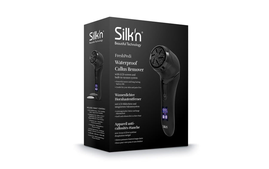 Silk'n Hornhautentferner FreshPedi Schwarz