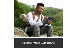 Logitech Housse de clavier pour tablette Rugged Folio iPad 10,9" (10e génération), noir
