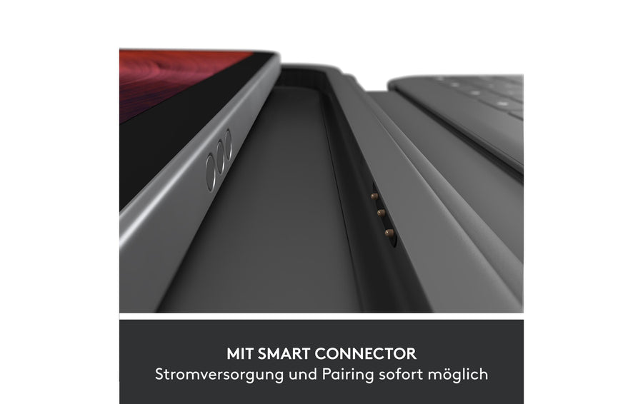 Logitech Tablet Tastatur Cover Rugged Folio iPad 10.9" (10. Gen.), Schwarz