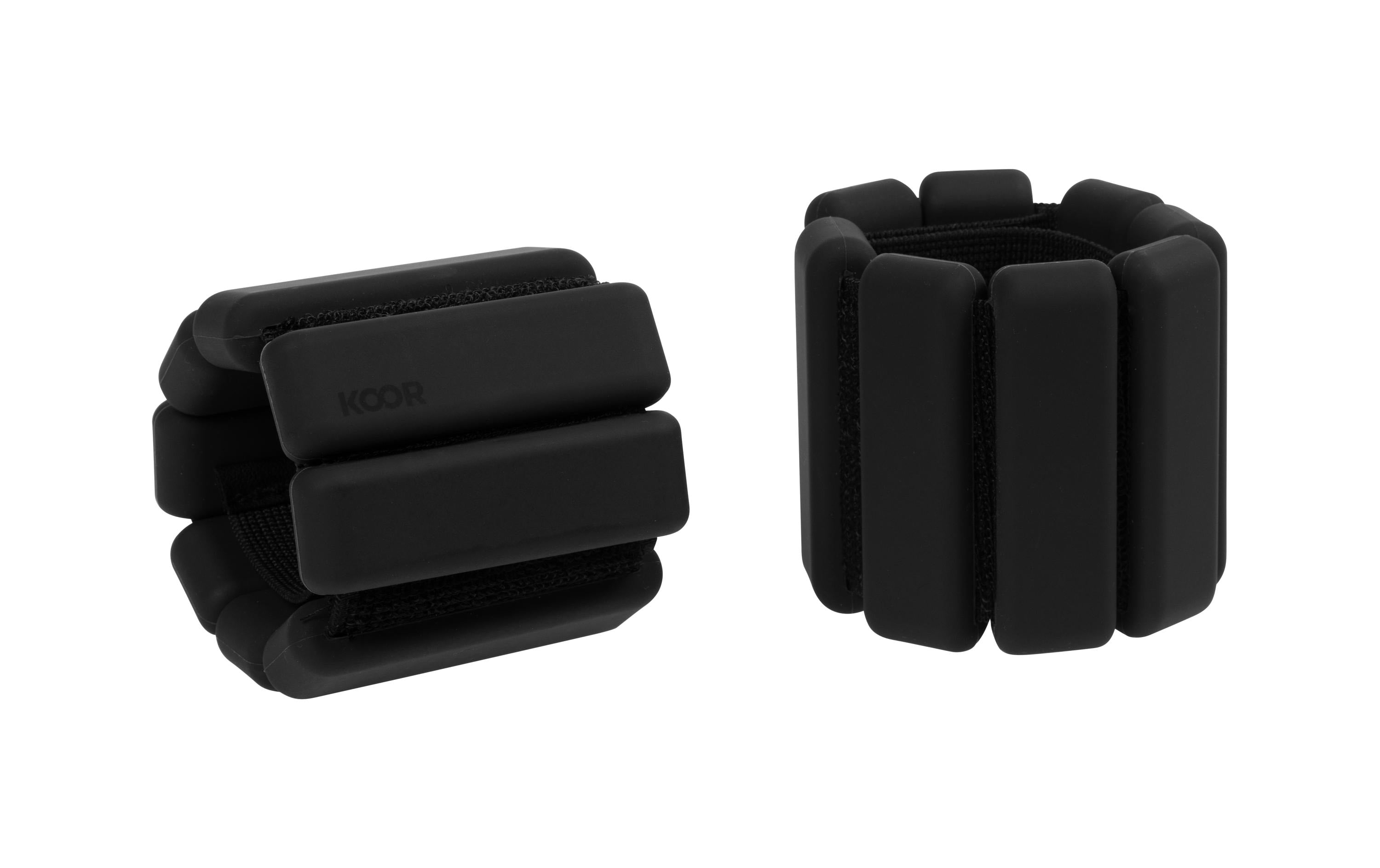 KOOR Brassards de musculation 2x 0,5, kg noir