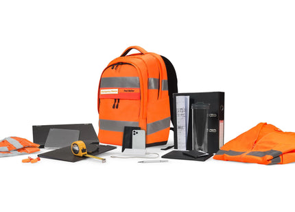 DICOTA notebook backpack Hi-Vis 25 l - orange