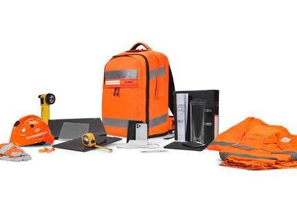 DICOTA notebook backpack Hi-Vis 38 l - orange