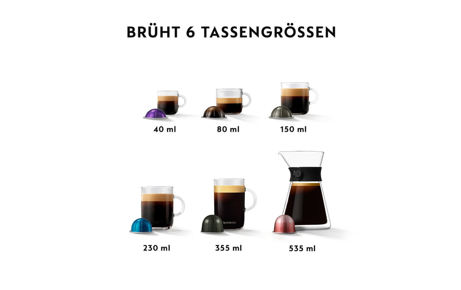 Sage Kaffeemaschine Nespresso Vertuo Creatista Black Steel - Foto 13