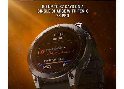 GARMIN GPS sports watch Fenix ​​7X Pro – Solar Edition