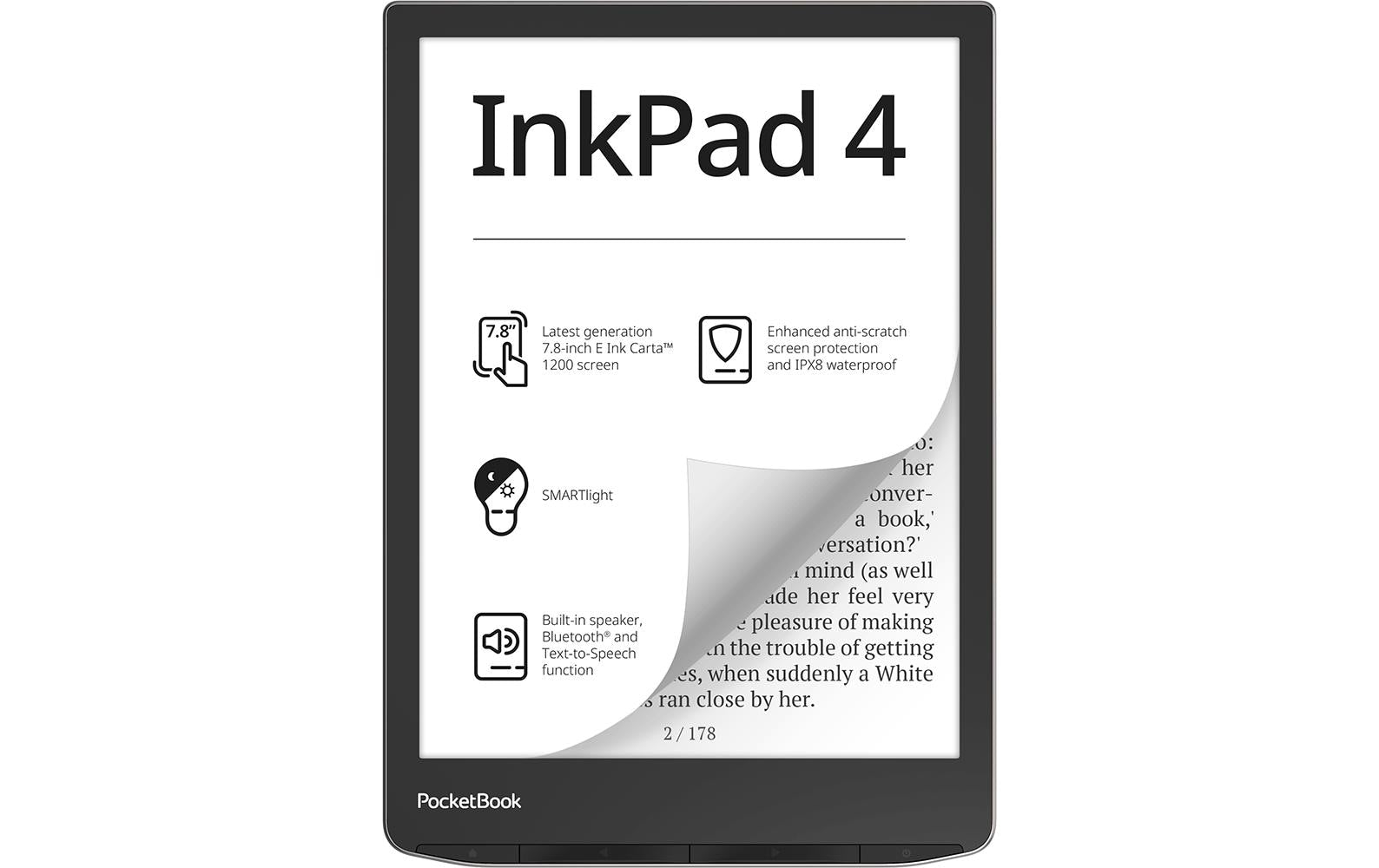 PocketBook eReader InkPad 4 Stardust Silver