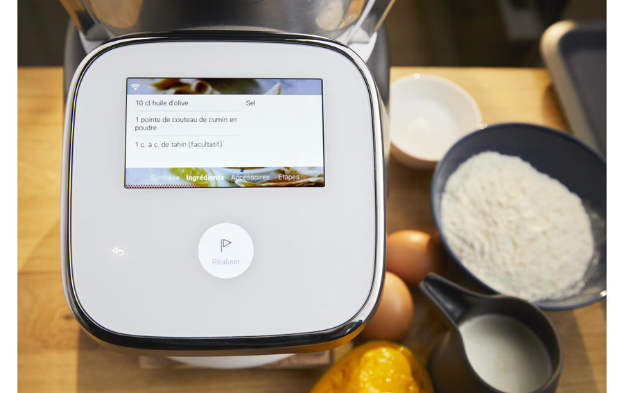 Moulinex Robot da cucina i-Companion Touch XL Argento/Bianco