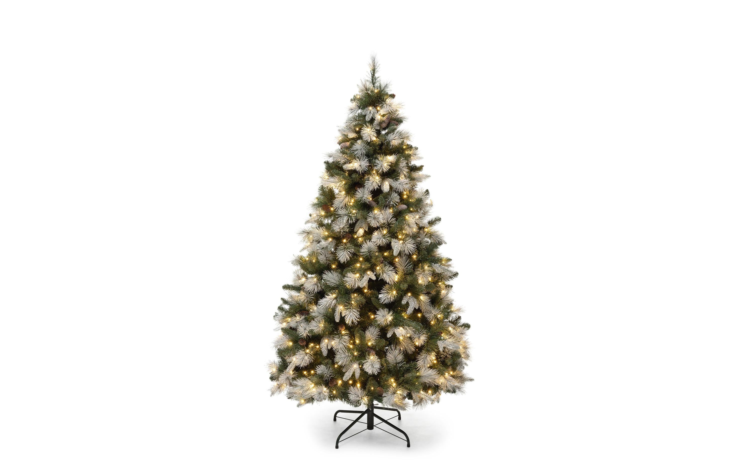 STT Weihnachtsbaum Frosted, 600 LEDs, 220 cm, Grün
