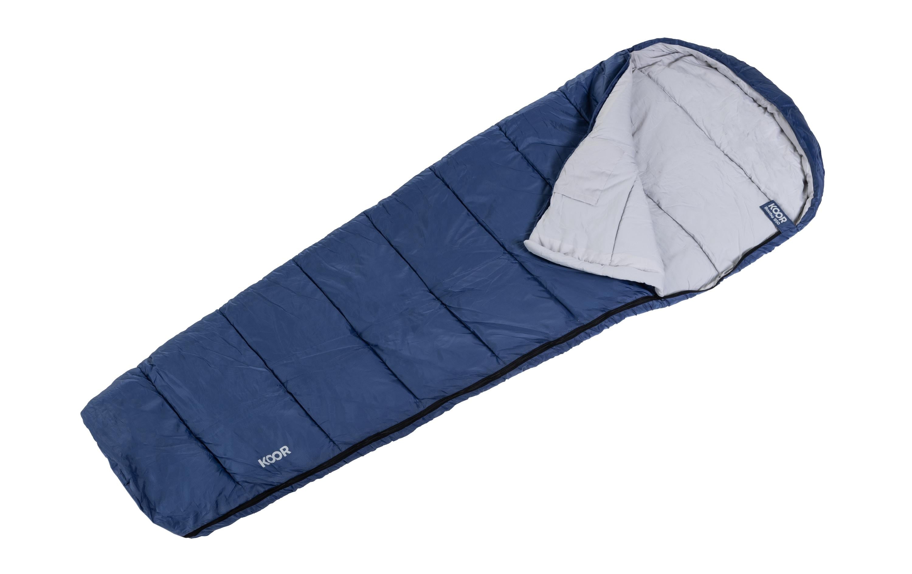 KOOR sac de couchage Baaba 950 bleu 80 x 220 cm