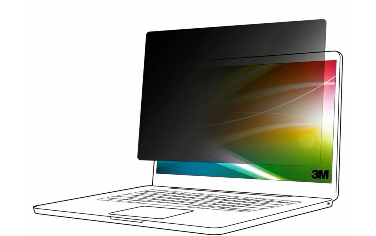 3M Bright Screen Privacy Filter Surface Pro 4-7 12.3 " / 3:2
