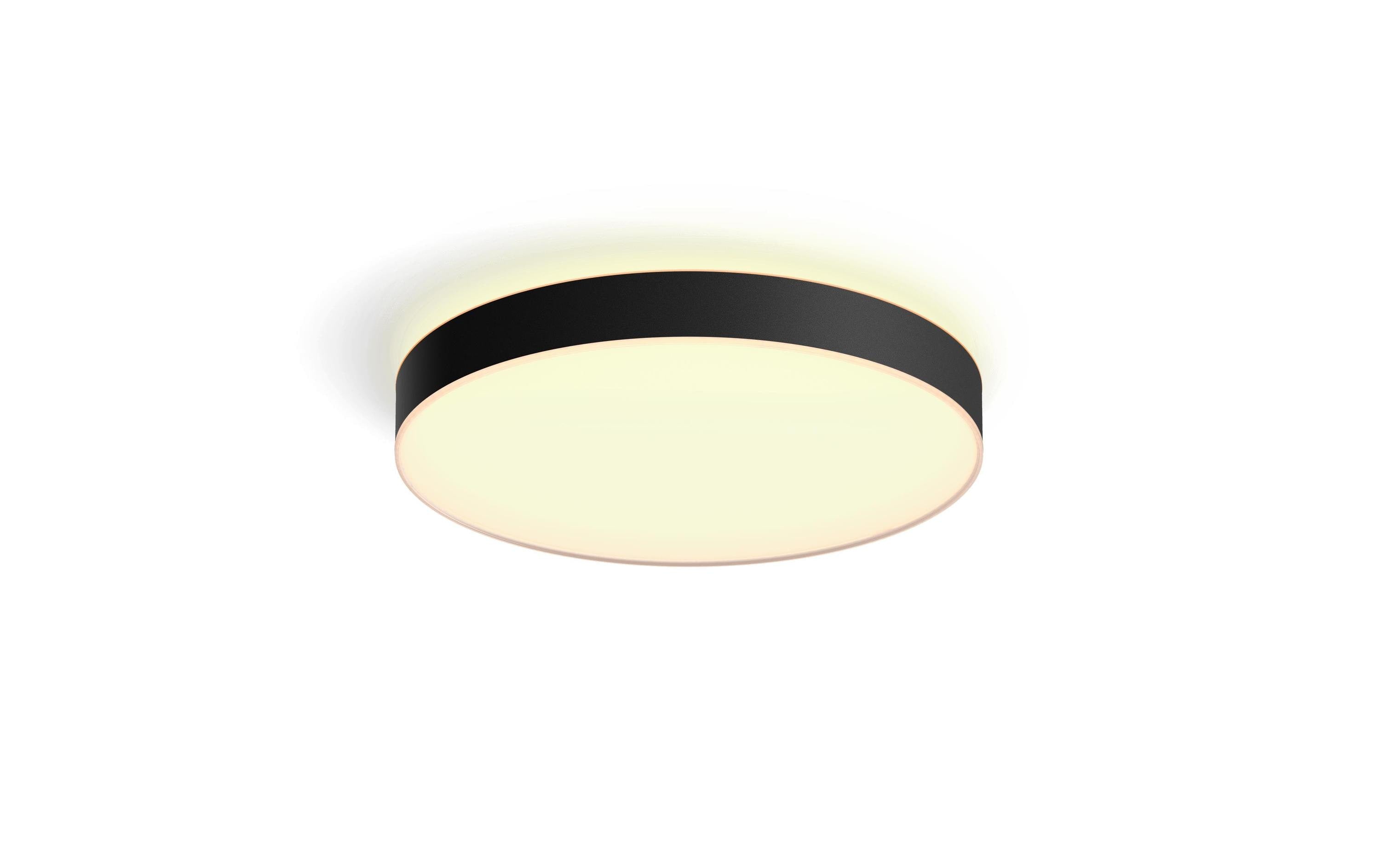 Philips Hue White Amb. Enrave Deckenleuchte XL schwarz 6500 lm + Dimmer