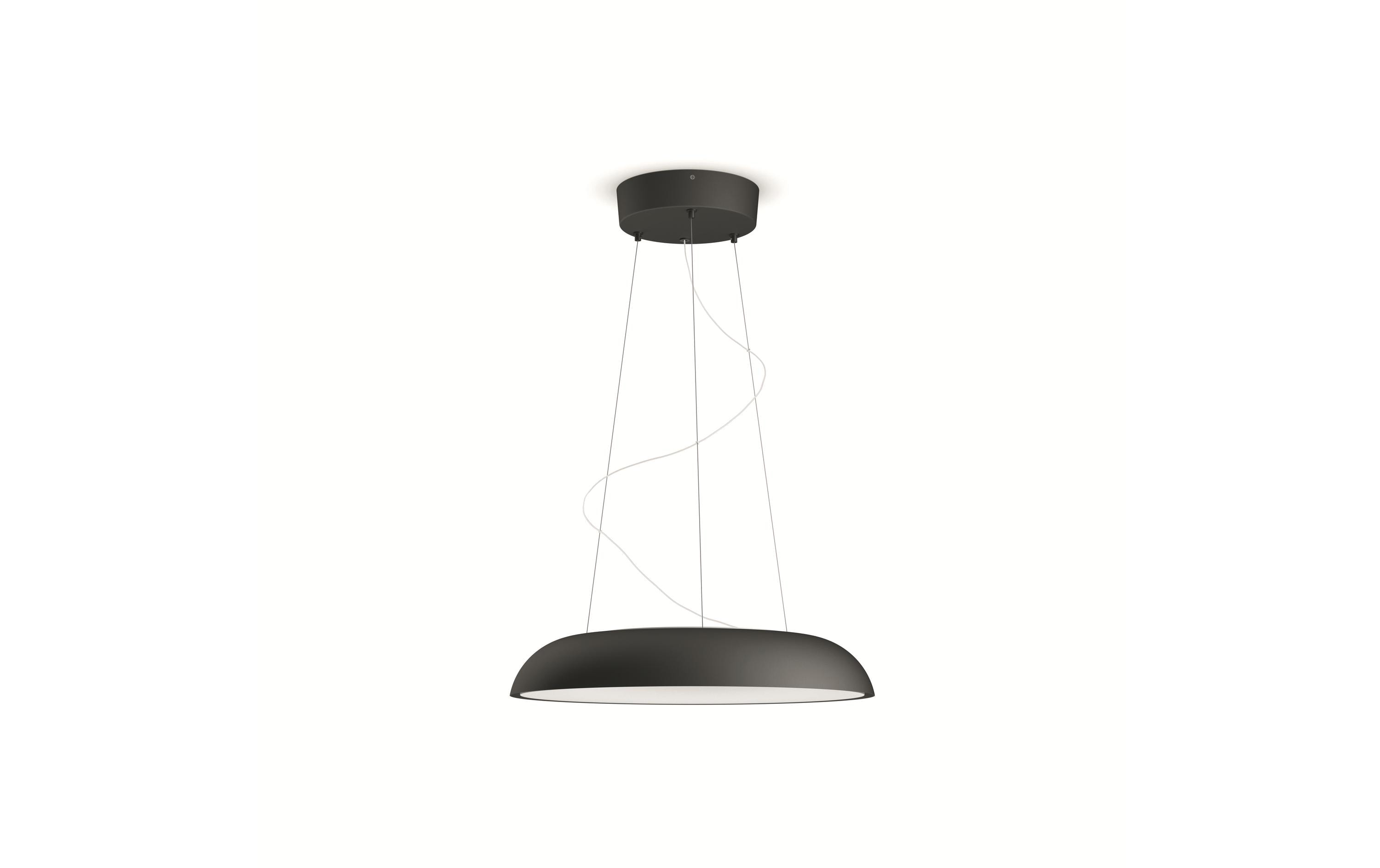Philips Hue White Amb. Amaze Pendelleuchte schwarz 2750 lm + Dimmer