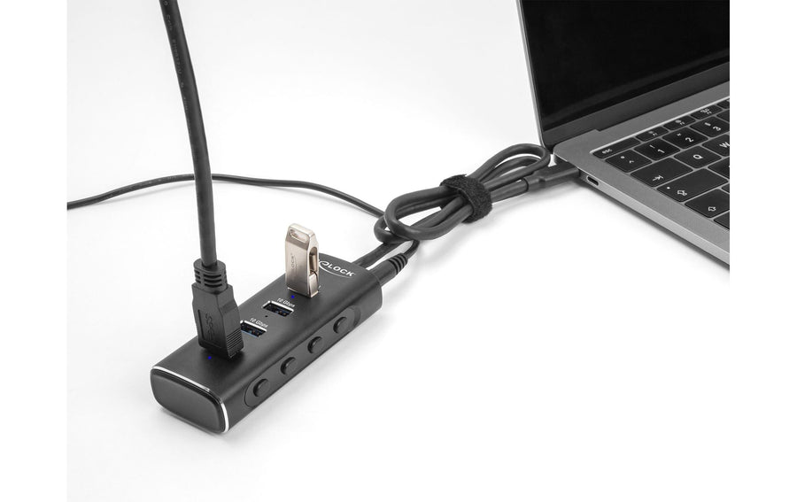 Delock USB-Hub 4x USB A 10Gbps/1x USB C 10Gbps - Foto 4