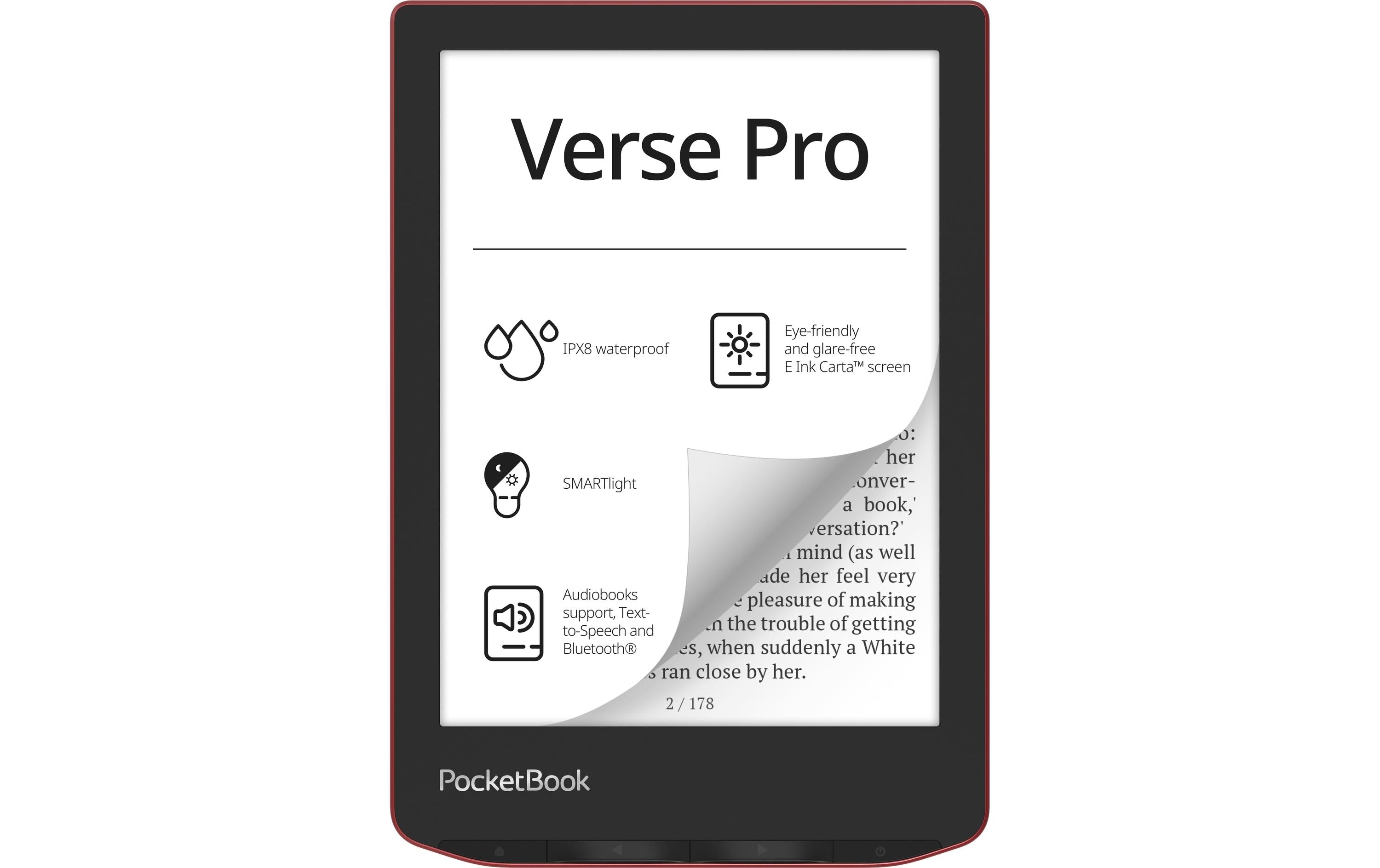 PocketBook E-Book Reader Verse Pro Passion Red