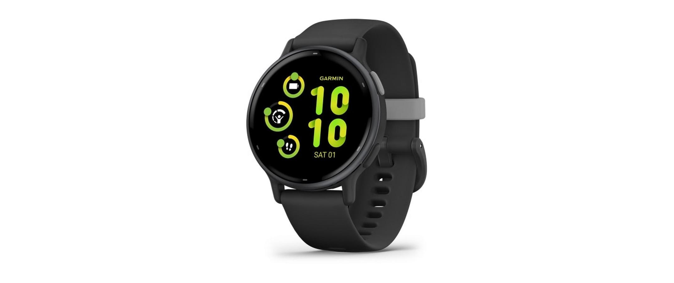 GARMIN GPS-Sportuhr Vivoactive 5 Grau/Schwarz