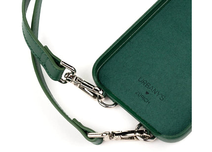 Urbany's Necklace Case Handekette+ iPhone 15 Pro Racing Green