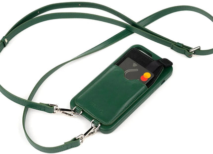Urbany's Necklace Case Handekette+ iPhone 15 Racing Green