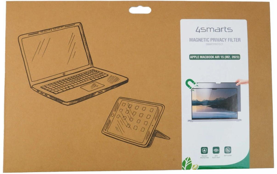 4smarts Bildschirmfolie Privacy Filter Apple MacBook Air 15.3 " - Foto 4