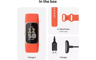 Fitbit Activity Tracker Charge 6, Orange