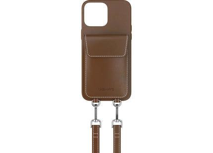 Urbany's Necklace Case Handekette+ iPhone 15 Espresso Martini
