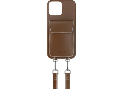 Urbany's Necklace Case Handekette+ iPhone 15 Pro Espresso Martini