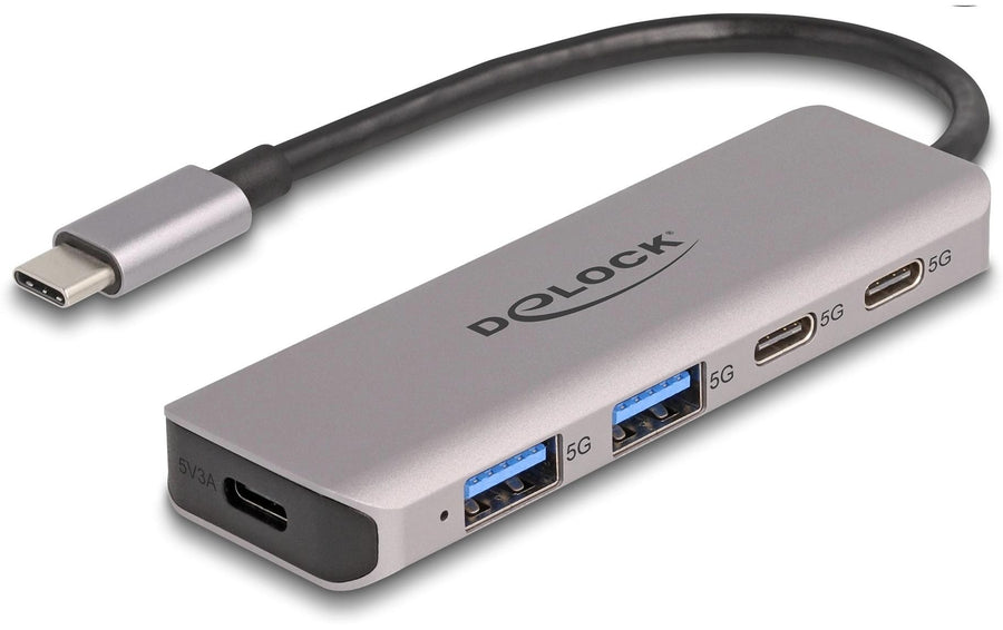 Delock USB-Hub 2x USB C 5Gbps/2x USB A 5Gbps - Foto 1