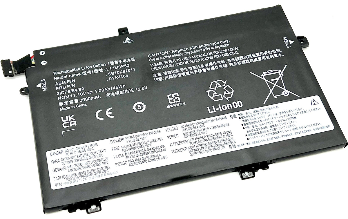 Vistaport Akku für Lenovo Thinkpad L14/L15/L480/L490/L580/L590