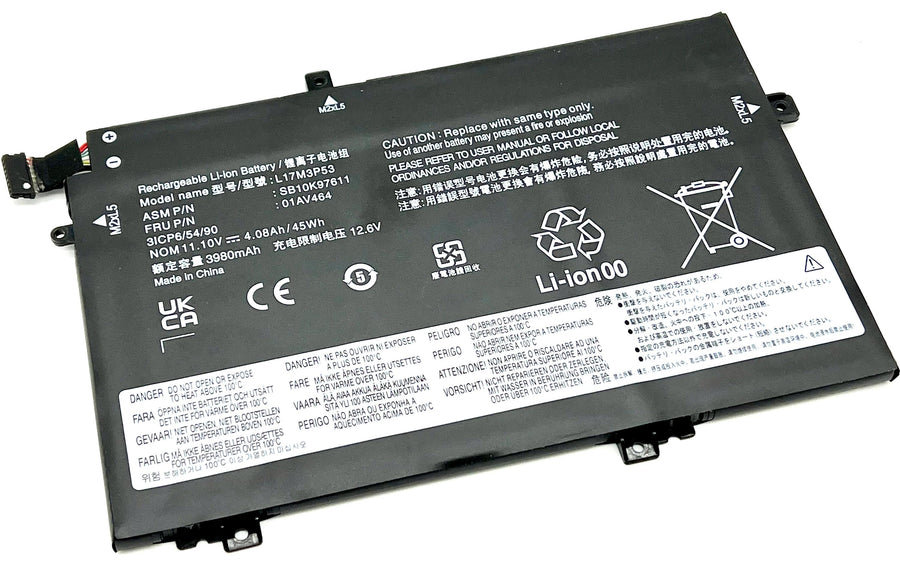 Vistaport Akku für Lenovo Thinkpad L14/L15/L480/L490/L580/L590 - Foto 1