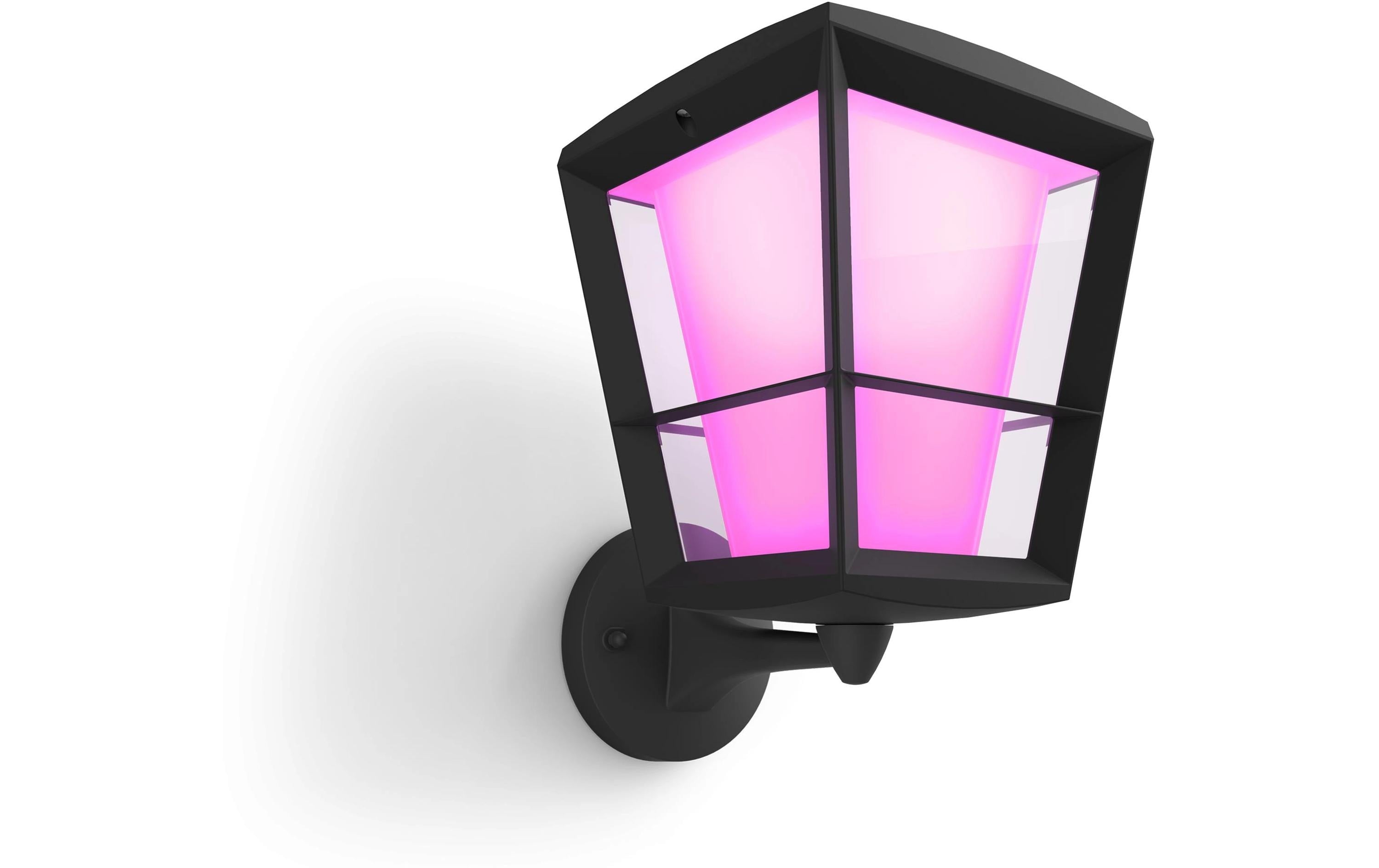 Philips Hue White & Color Ambiance Econic Outdoor Wandl. Stehend Schwarz