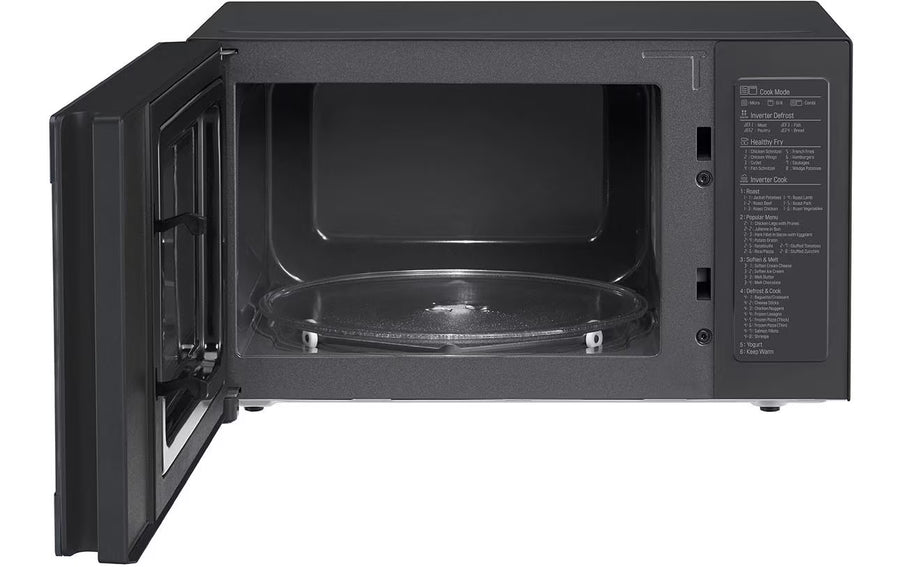 LG Mikrowelle mit Grill MH6565CPB Schwarz