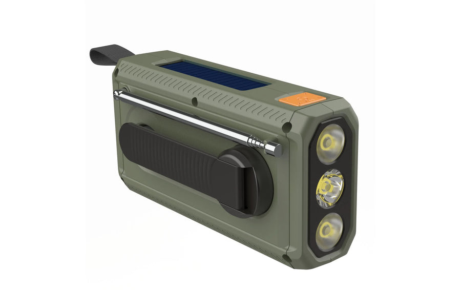 Noxon DAB+ Radio Dynamo Solar 211 Grün