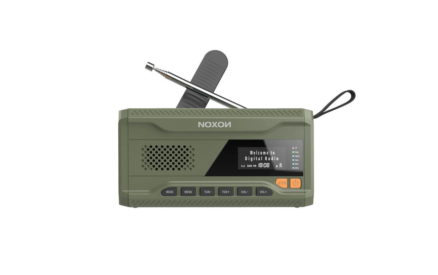 Noxon DAB+ Radio Dynamo Solar 211 Grün