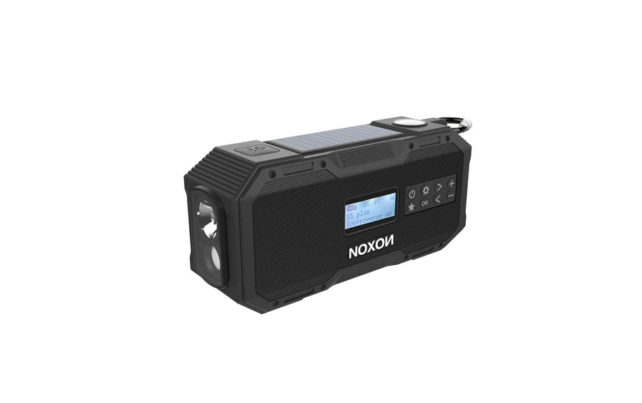 Noxon DAB+ Radio Dynamo Solar 411 Black