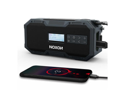 Noxon DAB+ Radio Dynamo Solar 411 Anthracite