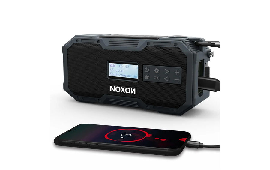 Noxon DAB+ Radio Dynamo Solar 411 Anthracite