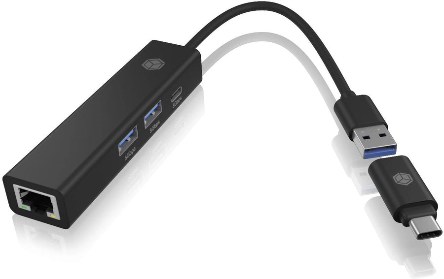 ICY BOX USB-Hub IB-HUB1439-LAN - Foto 1