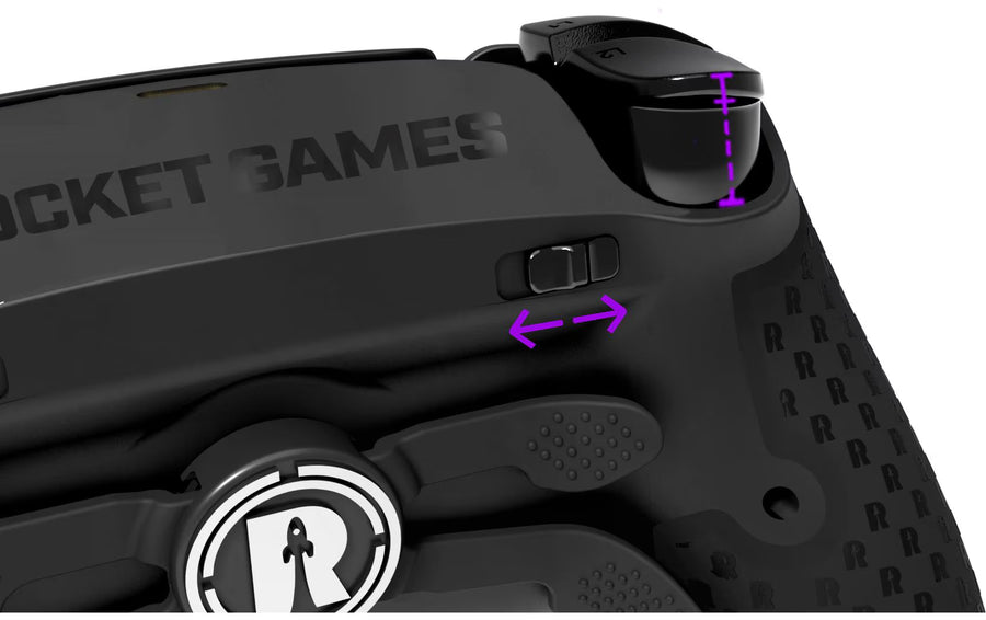 Rocket Games Controller Rocket Force X TMR Damaskus Purple Hall Effect