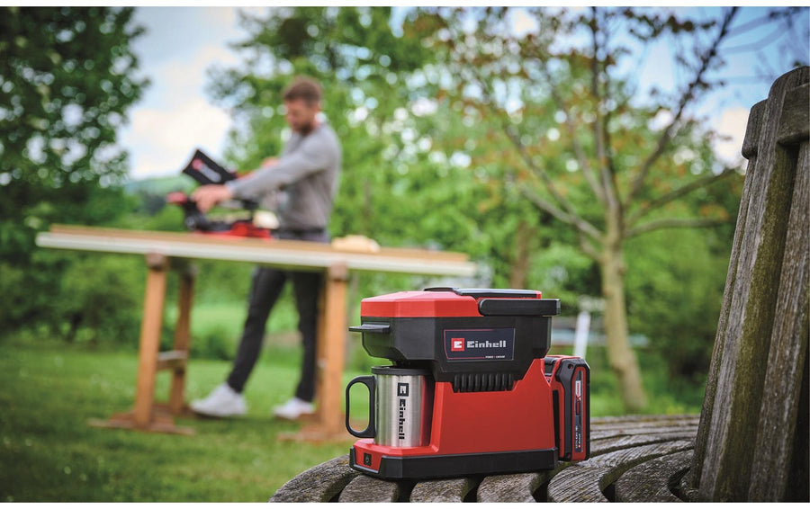 Einhell Filterkaffeemaschine TE-CF 18 Li-Solo Rot - Foto 3