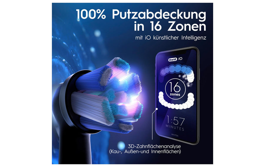 Oral-B Mikrovibrationszahnbürste iO Series 10 Weiss